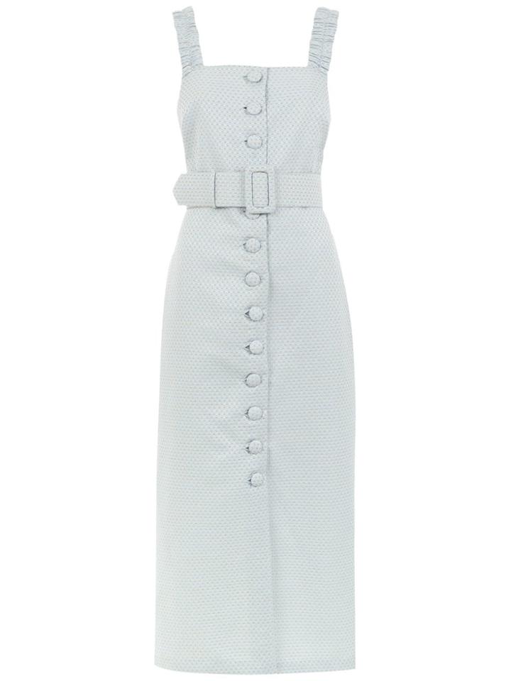Framed Candy Crush Midi Dress - Blue