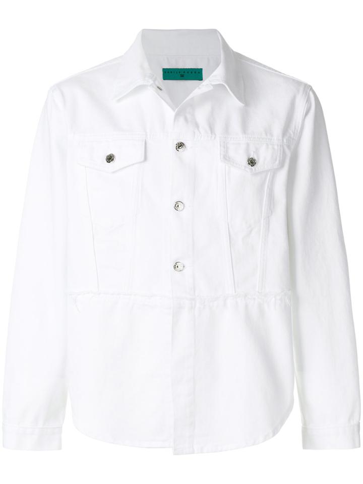 Paura Paura X Kappa Firat Denim Jacket - White