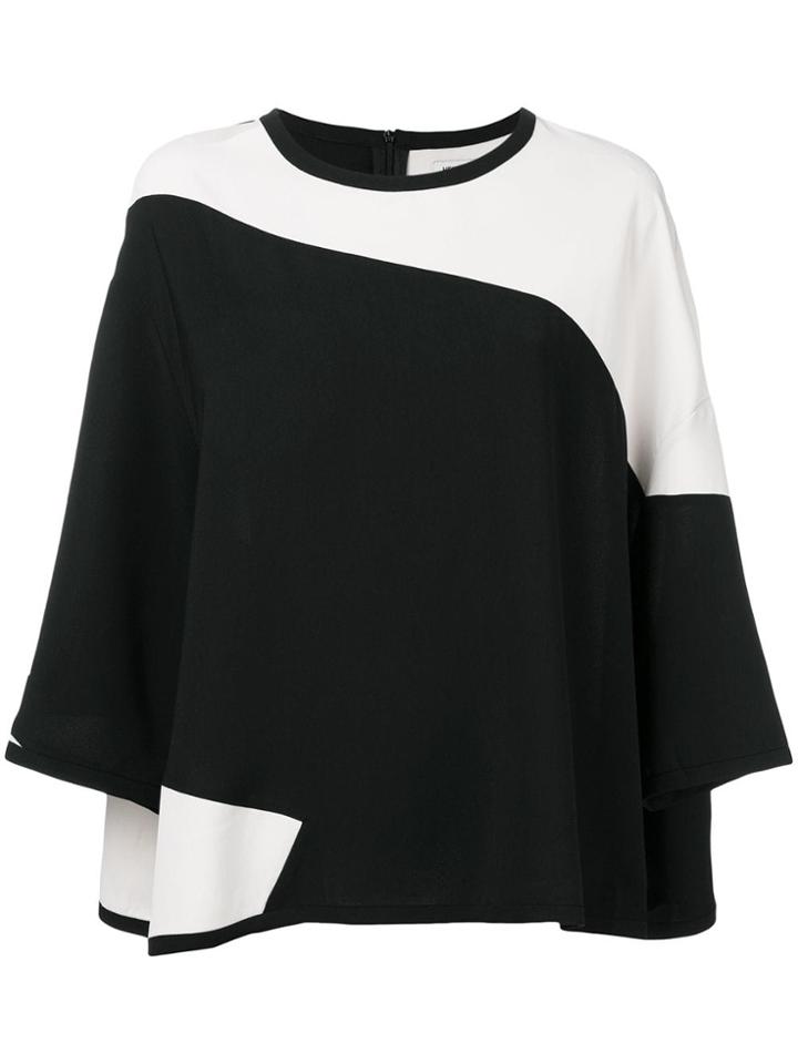 Henrik Vibskov Fab Colour-block Blouse - Black