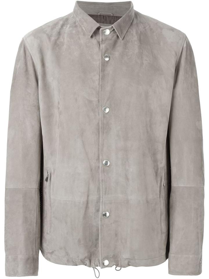 Brunello Cucinelli Buttoned Suede Jacket