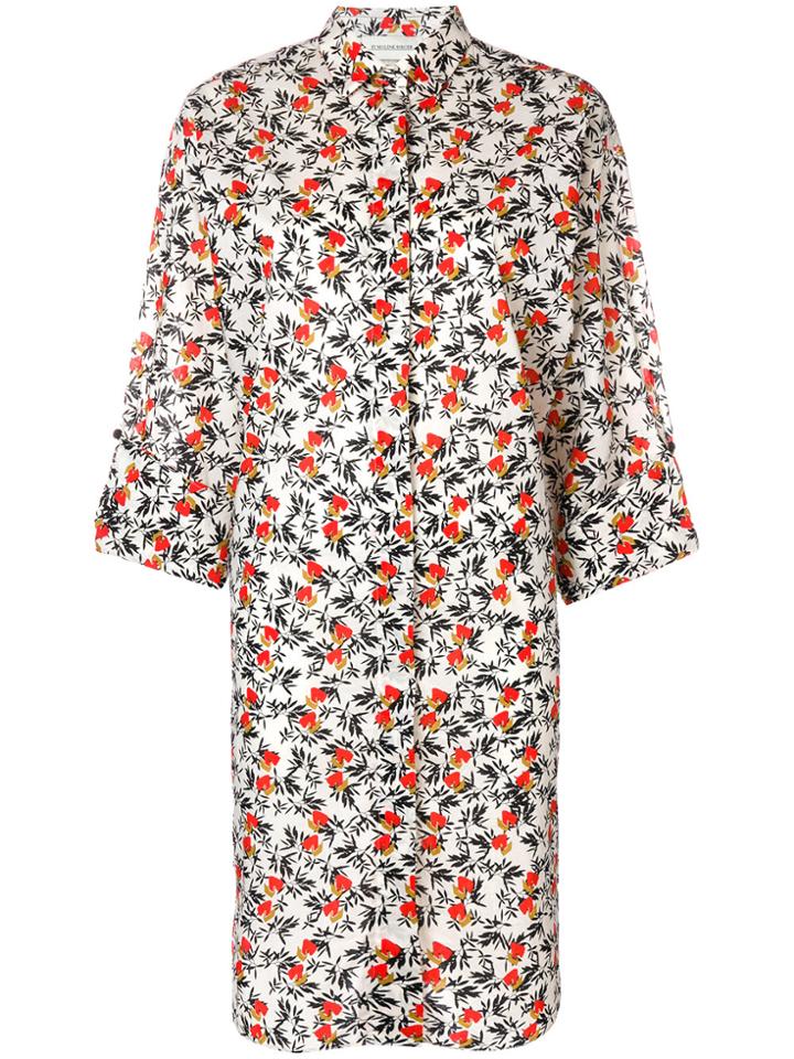 By Malene Birger Floral Shirt Dress - Nude & Neutrals