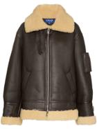 Ader Error Ader Jkt Shrlng Ls W Zip - Brown