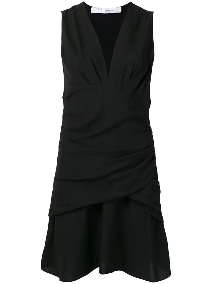 Iro Ruched Detail Dress - Black