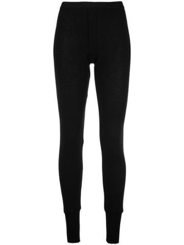 Ms Min Knitted Leggings - Black