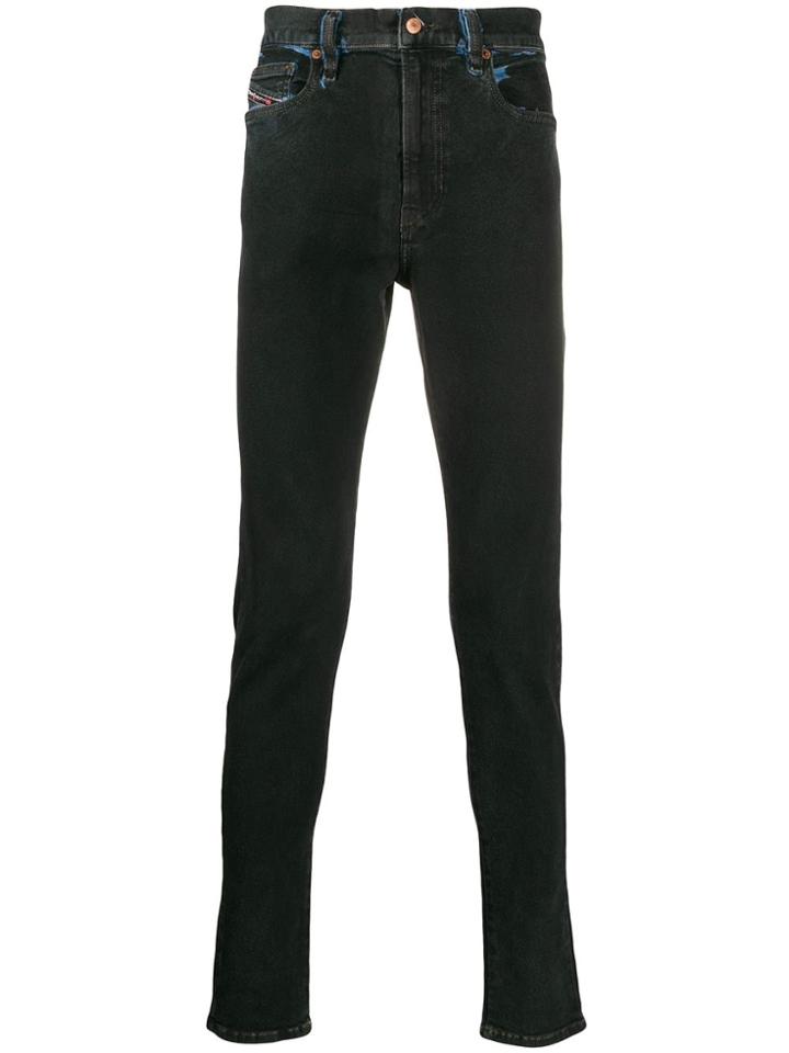 Diesel D-istort Coloured Skinny Jeans - Black