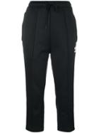 Adidas Originals - Cropped Track Pants - Women - Cotton/polyester - L, Women's, Black, Cotton/polyester