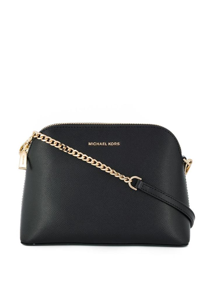 Michael Michael Kors Zipped Dome Shoulder Bag - Black