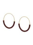 Maria Black Serendipity Medium Color Pop Hoop Earrings - Gold