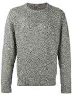 Massimo Alba Crew-neck Jumper, Men's, Size: Medium, Blue, Linen/flax/silk