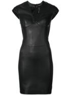 La Perla Slim-fit Leather Dress - Black