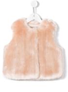Hucklebones London Faux Fur Gilet, Girl's, Size: 10 Yrs, Pink/purple