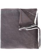 Label Under Construction - Bleached Scarf - Unisex - Cotton - One Size, Grey, Cotton