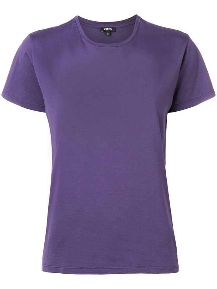 Aspesi Relaxed Fit T-shirt - Purple