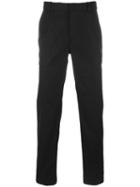 Alexander Mcqueen Straight-leg Chinos, Men's, Size: 48, Black, Cotton
