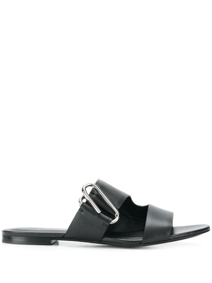 3.1 Phillip Lim Alix Flat Sandal - Black