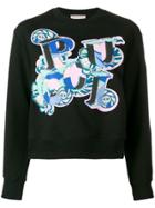 Emilio Pucci Signature Logo Print Sweatshirt - Black