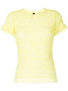 Marc Cain Lace T-shirt - Yellow & Orange