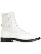 Casadei City Rock Ankle Boots - White