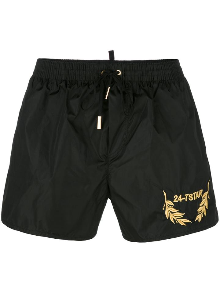 Dsquared2 24-7 Star Swim Shorts - Black