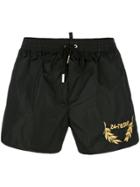 Dsquared2 24-7 Star Swim Shorts - Black