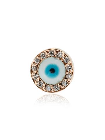 Alemdara Green Handan Stud Earring - Metallic