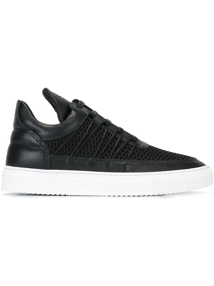 Filling Pieces Long Tongue Textured Sneakers