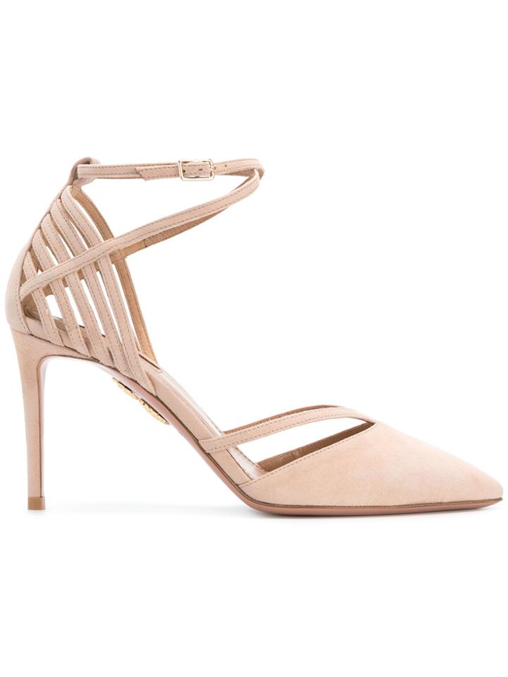 Aquazzura Crosswalk Pumps - Nude & Neutrals