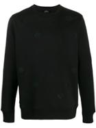 Ps Paul Smith Dotted Pattern Sweatshirt - Black