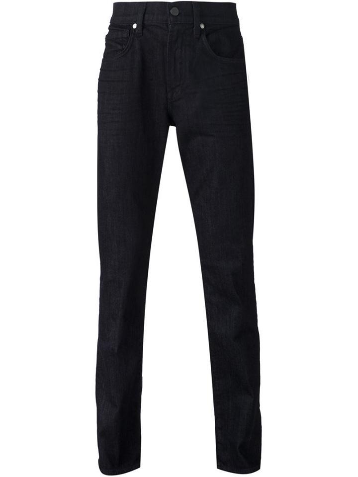 7 For All Mankind 'the Straight' Jeans, Men's, Size: 33, Blue, Cotton/polyester/spandex/elastane