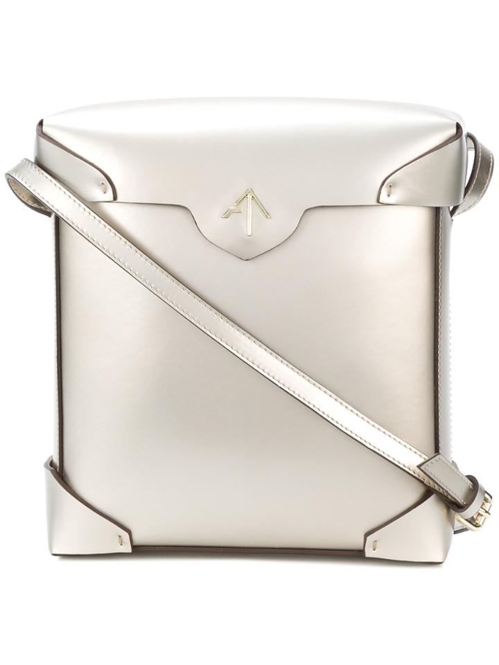 Manu Atelier Pristine Crossbody Bag - Metallic