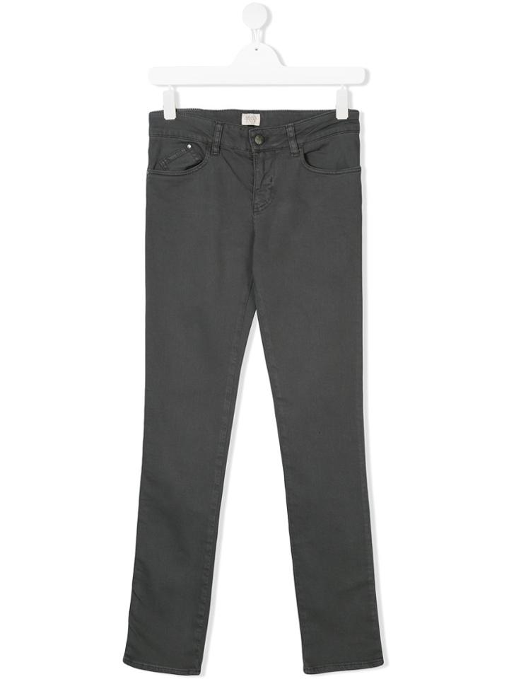 Armani Junior Skinny Trousers - Grey