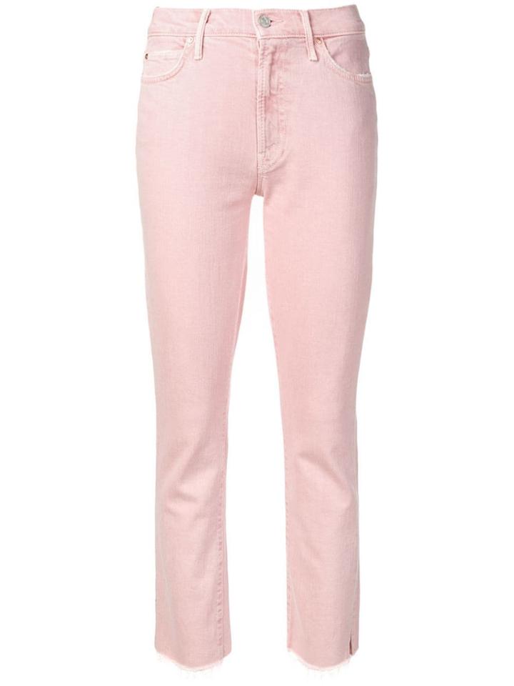 Mother The Rascal Skinny Jeans - Pink