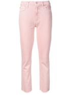 Mother The Rascal Skinny Jeans - Pink