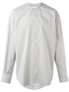 Hed Mayner Striped Shirt, Men's, Size: Small, Nude/neutrals, Cotton