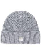 Woolrich Knitted Beanie Hat - Grey