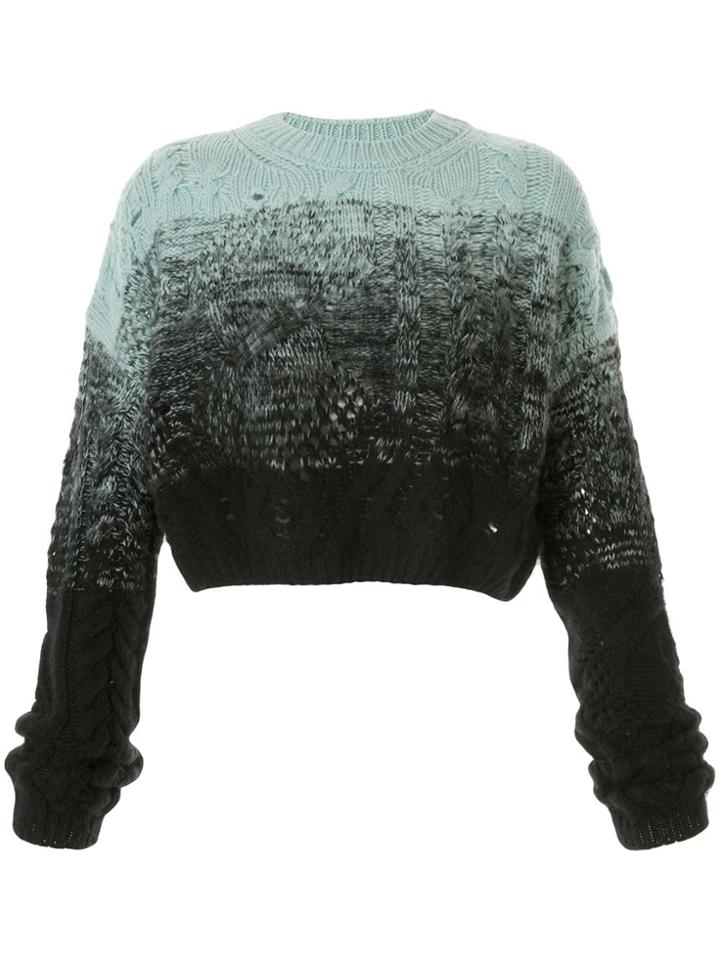 Amiri Cable Knit Jumper - Black