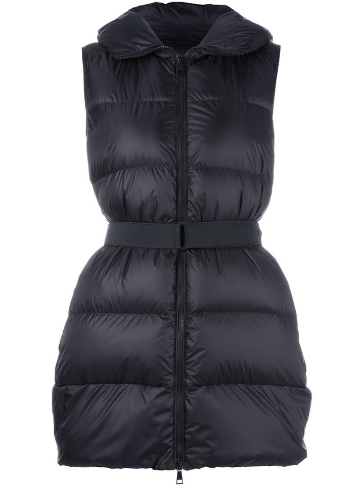 Moncler 'glykeria' Padded Gilet, Women's, Size: 0, Black, Feather Down/polyamide