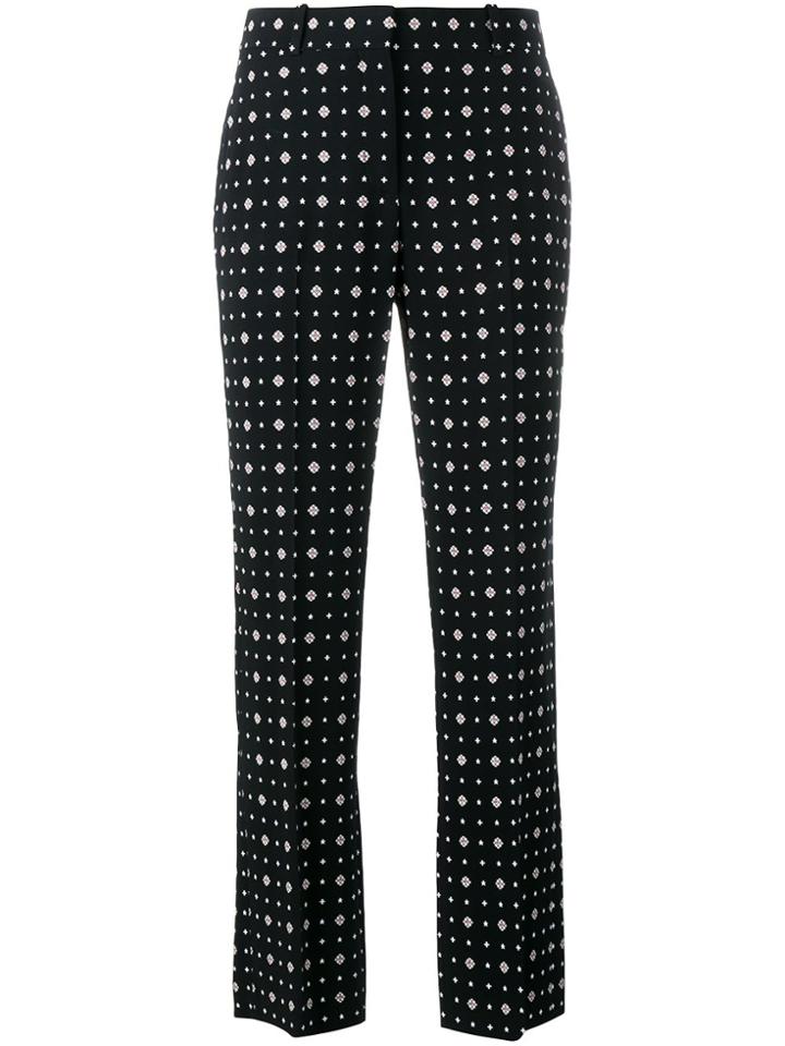 Givenchy Printed Straight Leg Trousers - Black