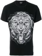 Just Cavalli Tiger Print T-shirt - Black