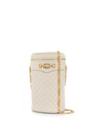 Gucci Interlocking G Horsebit Bucket Bag - White