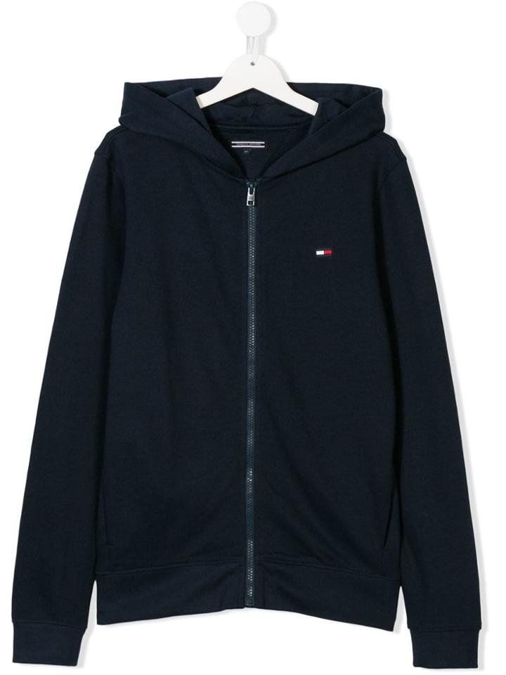 Tommy Hilfiger Junior Teen Long-sleeve Zipped Hoodie - Blue