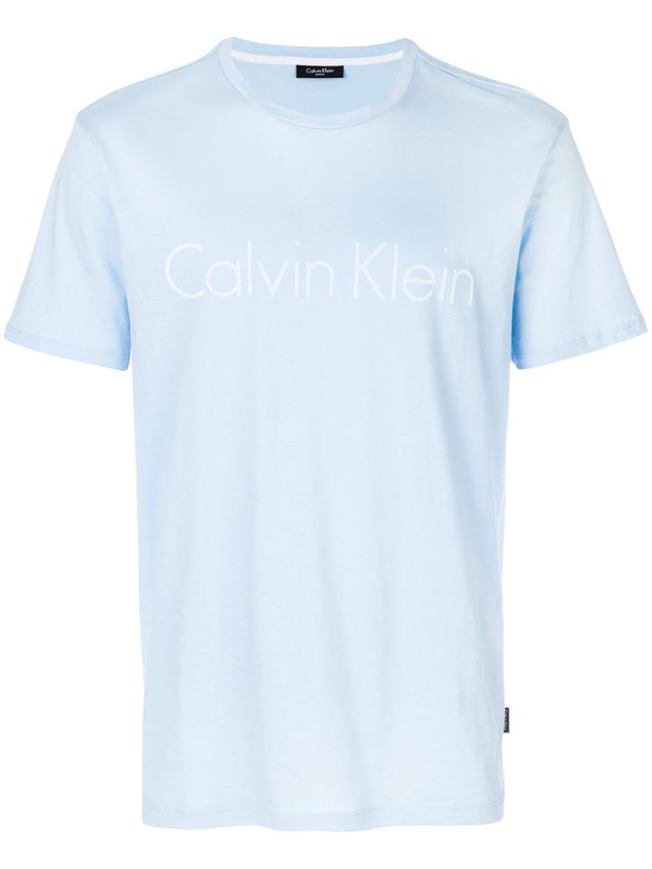 Calvin Klein Logo Print T-shirt - Blue