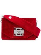 Salar Shoulder Strap Mini Bag - Red