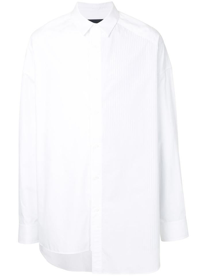 Juun.j Oversized Asymmetric Shirt - White