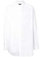 Juun.j Oversized Asymmetric Shirt - White