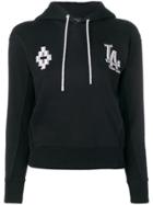 Marcelo Burlon County Of Milan La Dodgers Drawstring Hoodie - Black