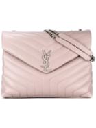 Saint Laurent Medium Lou Lou Monogram Bag, Women's, Pink/purple, Lamb Skin