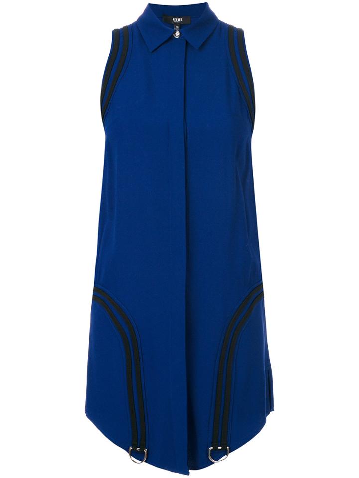 Versus Shirt Mini Dress - Blue