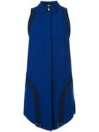 Versus Shirt Mini Dress - Blue