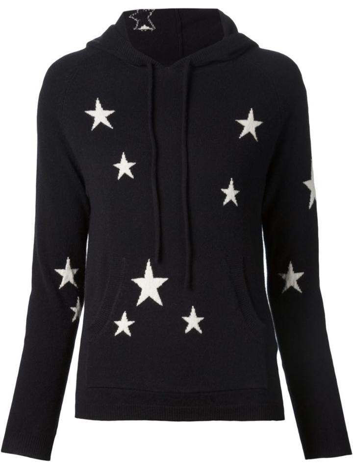 Stars Knit Hoodie, Women's, Size: Medium, Blue, Cashmere, Chinti And Parker